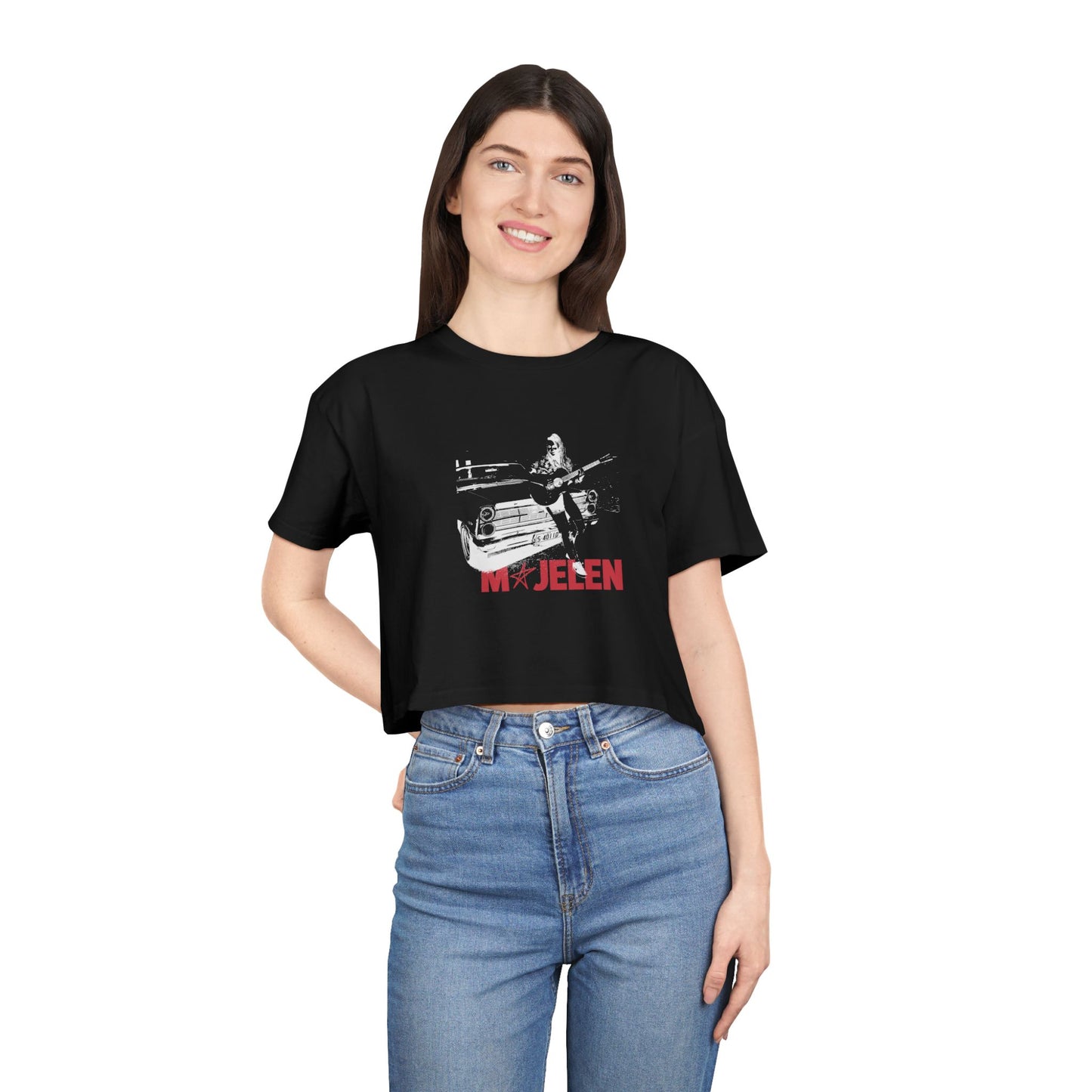 Majelen 'Ride' Fairlane Crop Tee