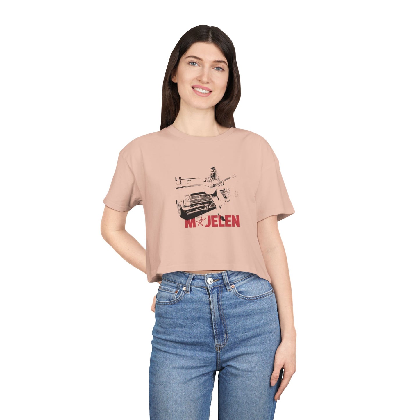 Majelen 'Ride' Fairlane Crop Tee