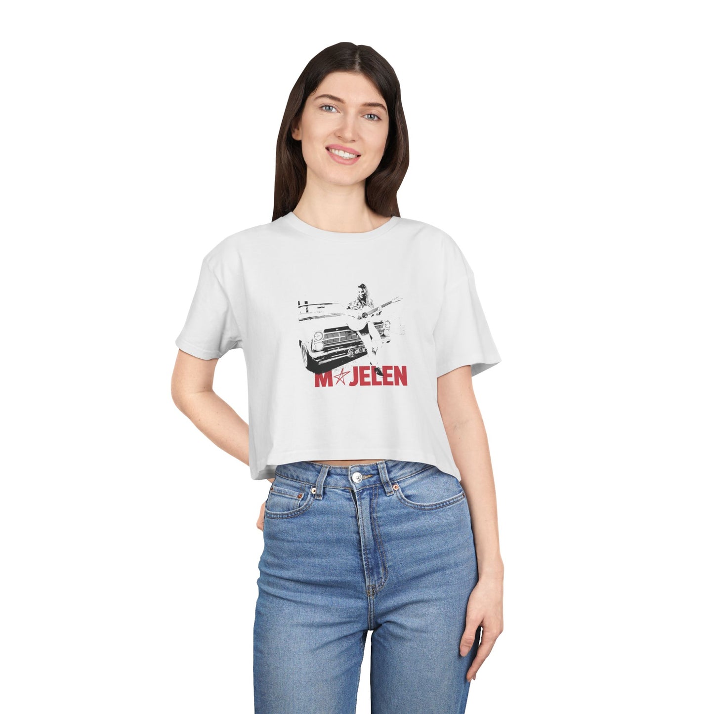 Majelen 'Ride' Fairlane Crop Tee