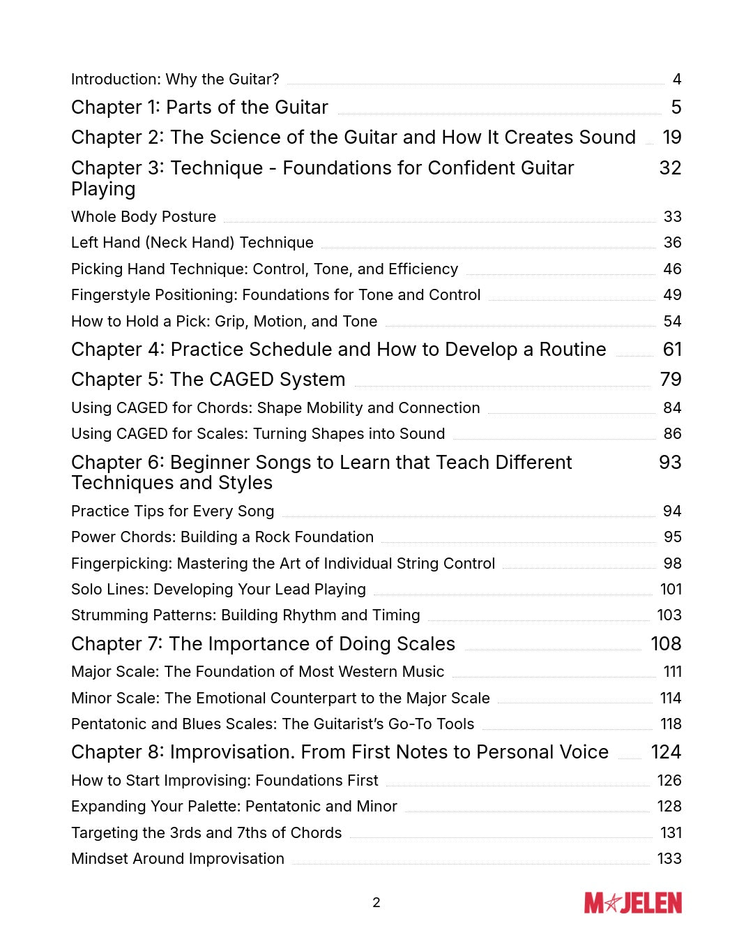 Guitar Essentials - From Beginner to Jazz Improvisation eBook